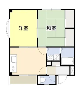 ラ・レユシール【1階】の間取り