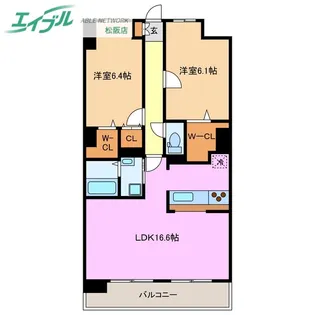 ソレイユ 11【2階】の間取り