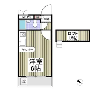 ベルピア北本2【1階】の間取り