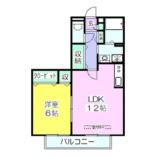 チェリーコート【1階】の間取り