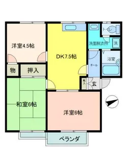 ファミリータウンA【1階】の間取り