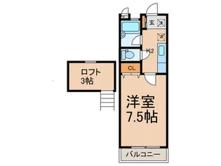 ボニ-リッジ【2階】の間取り