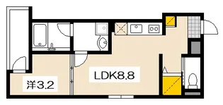 (仮称)MOVE旭園NORTH【3階】の間取り