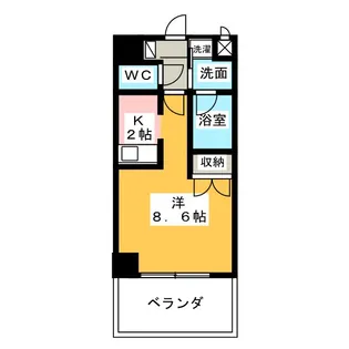 プリンセス アイ【7階】の間取り
