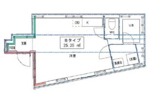 Lotso三ノ輪【1階】の間取り
