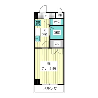 ル・シェル【3階】の間取り
