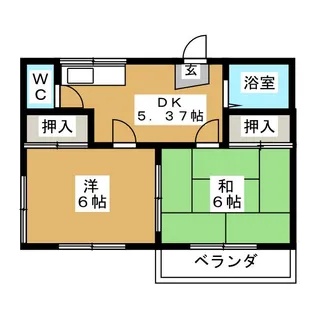 湘南マリーンハイム【2階】の間取り