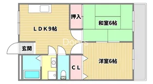 グラミュール川南【2階】の間取り