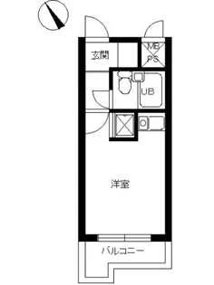 スカイコート横浜弘明寺【2階】の間取り