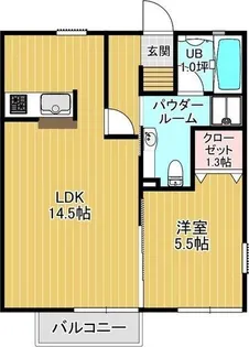 アドミラシオンII【1階】の間取り