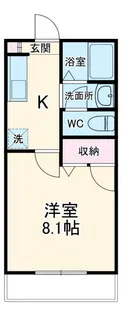 ジュネス下落合【1階】の間取り