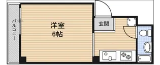 メゾン丸十【8階】の間取り