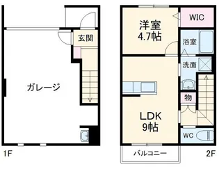 ウエクンロイテGの間取り