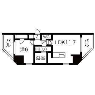 シーズンフラッツ蔵前清澄通り【9階】の間取り