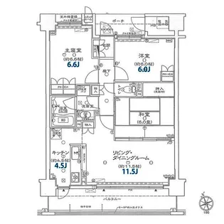 フレシア池ノ台【2階】の間取り