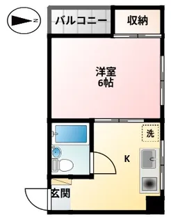 スティルハウスこもり【4階】の間取り