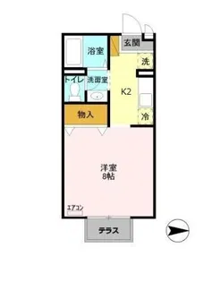 グリーンオーク【2階】の間取り