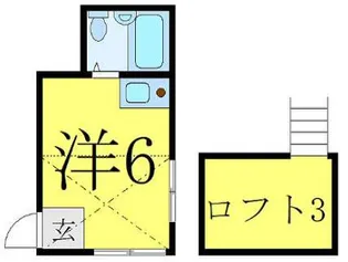 コーポ朝日【2階】の間取り