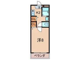 ラフォーレ両度【4階】の間取り