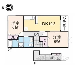 セレーノカーサ【2階】の間取り