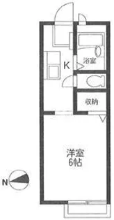 メゾンウィング【2階】の間取り