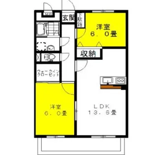 シティコートII【2階】の間取り