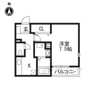 MAISONDENAGOMI【1階】の間取り