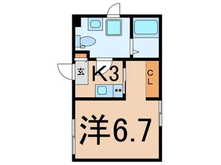 CONCEPT YOKOHAMA WEST【2階】の間取り