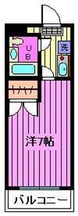 ジョイ北浦和【3階】の間取り