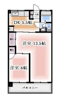 京源ハイツ【3階】の間取り