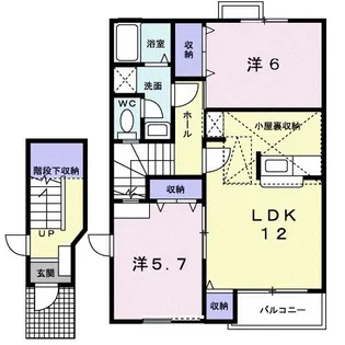 プロムナードビラ【2階】の間取り