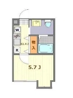 アットリラ南行徳【1階】の間取り