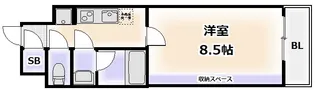 La Douceur天王寺(旧:スプランディッド天王寺)【12階】の間取り