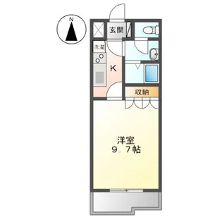 サンライズ【2階】の間取り