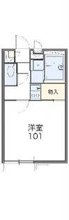 レオパレスジャスミン【1階】の間取り