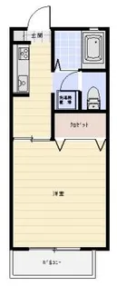ミルキーウェイ弐番館【2階】の間取り