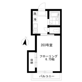 レジーナ高田【2階】の間取り