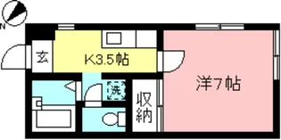 メゾン・ド・リヴィエール【1階】の間取り