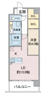 Vert 桜【7階】の間取り