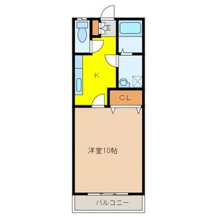 グリーンコーポFT【1階】の間取り