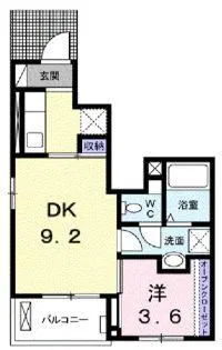 エスプランドル【1階】の間取り