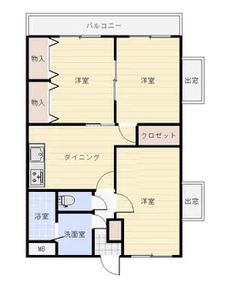 ユーミーブライト【3階】の間取り