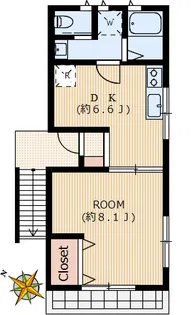 casa理化【2階】の間取り