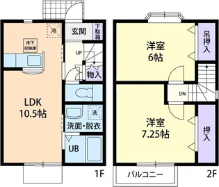 Vent Vert DAITENPAKUの間取り