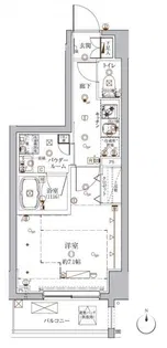 クレイシア入谷【3階】の間取り