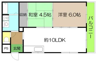ラフィネ西秦【3階】の間取り