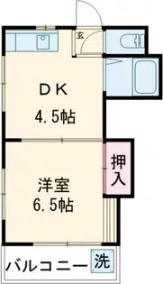 ハイツ田中【2階】の間取り