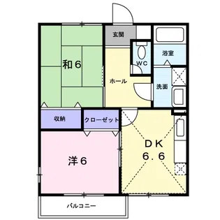 スカーレット【1階】の間取り