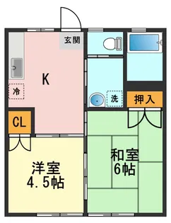 ハイムルーエA棟【1階】の間取り