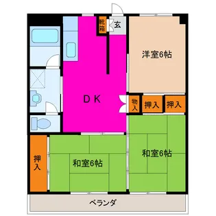 中村ビル【4階】の間取り